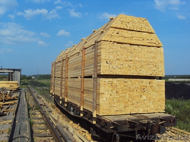 Доска обрезная. брус, вагонами из России - Изображение #1, Объявление #516377