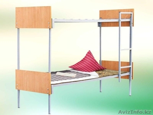 Кровати металлические с ДСП спинками для санаториев, кровати для больниц. оптом - Изображение #1, Объявление #1422055